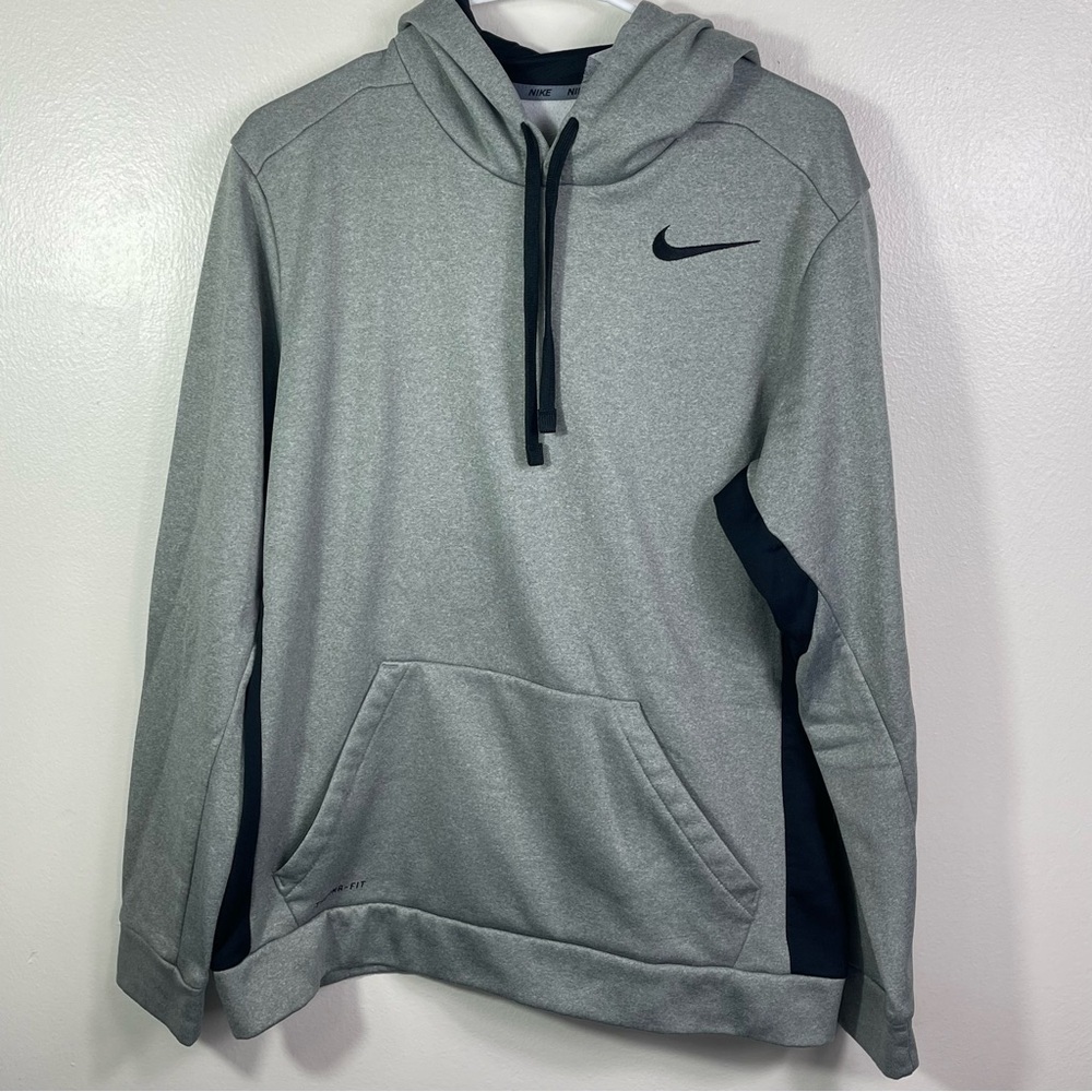 Nike Gray Hooded Sweatshirt